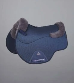 Close Contact Airtechnology Shockproof Wool Saddle Pad - GP/Jump Square 20 Close Contact Airtechnology Shockproof Wool Saddle Pad - GP/Jump Square -Premier Equine Store Close Contact Airtechnology Shockproof European Merino Wool Half Lined GPJump Square Navy 1