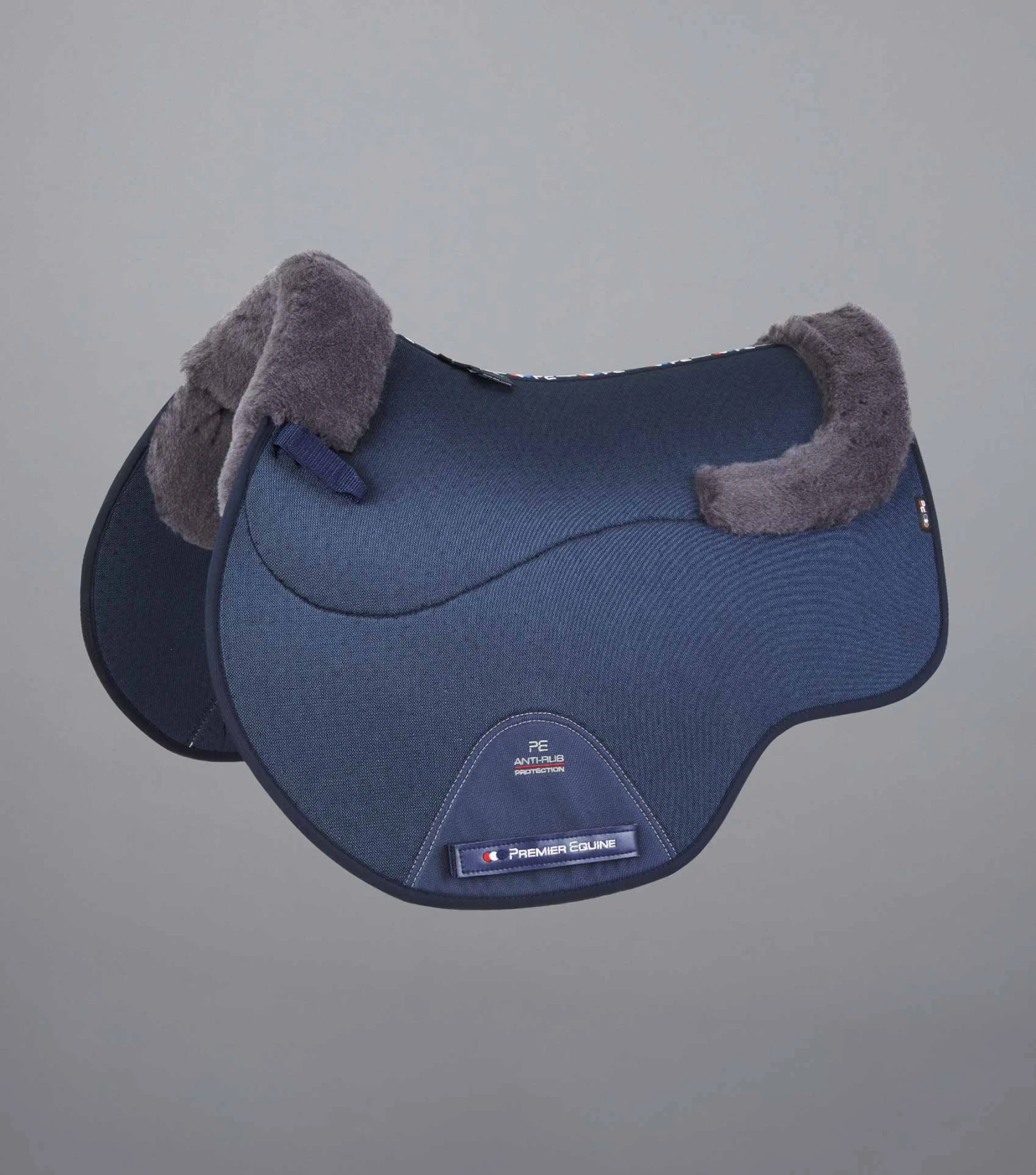 Close Contact Airtechnology Shockproof Wool Saddle Pad - GP/Jump Square Close Contact Airtechnology Shockproof Wool Saddle Pad - GP/Jump Square -Premier Equine Store Close Contact Airtechnology Shockproof European Merino Wool Half Lined GPJump Square Navy 1
