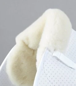 Close Contact Airtechnology Shockproof Wool Saddle Pad - GP/Jump Square 10 Close Contact Airtechnology Shockproof Wool Saddle Pad - GP/Jump Square -Premier Equine Store Close Contact Airtechnology Shockproof European Merino Wool Half Lined GPJump Square White Natural Wool 3