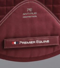 Close Contact Cotton Cross Country Saddle Pad -Premier Equine Store Close Contact Cotton Cross Country Pad Burgundy 5