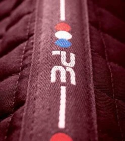 Close Contact Cotton Cross Country Saddle Pad -Premier Equine Store Close Contact Cotton Cross Country Pad Burgundy 6