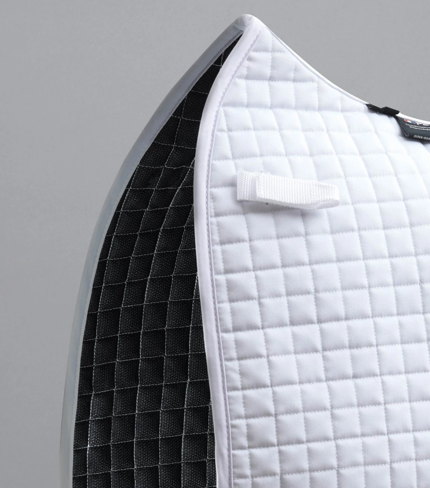 Close Contact Cotton Dressage Competition Saddle Pad Close Contact Cotton Dressage Competition Saddle Pad -Premier Equine Store Close Contact Cotton Dressage Competition Saddle Pad White 3