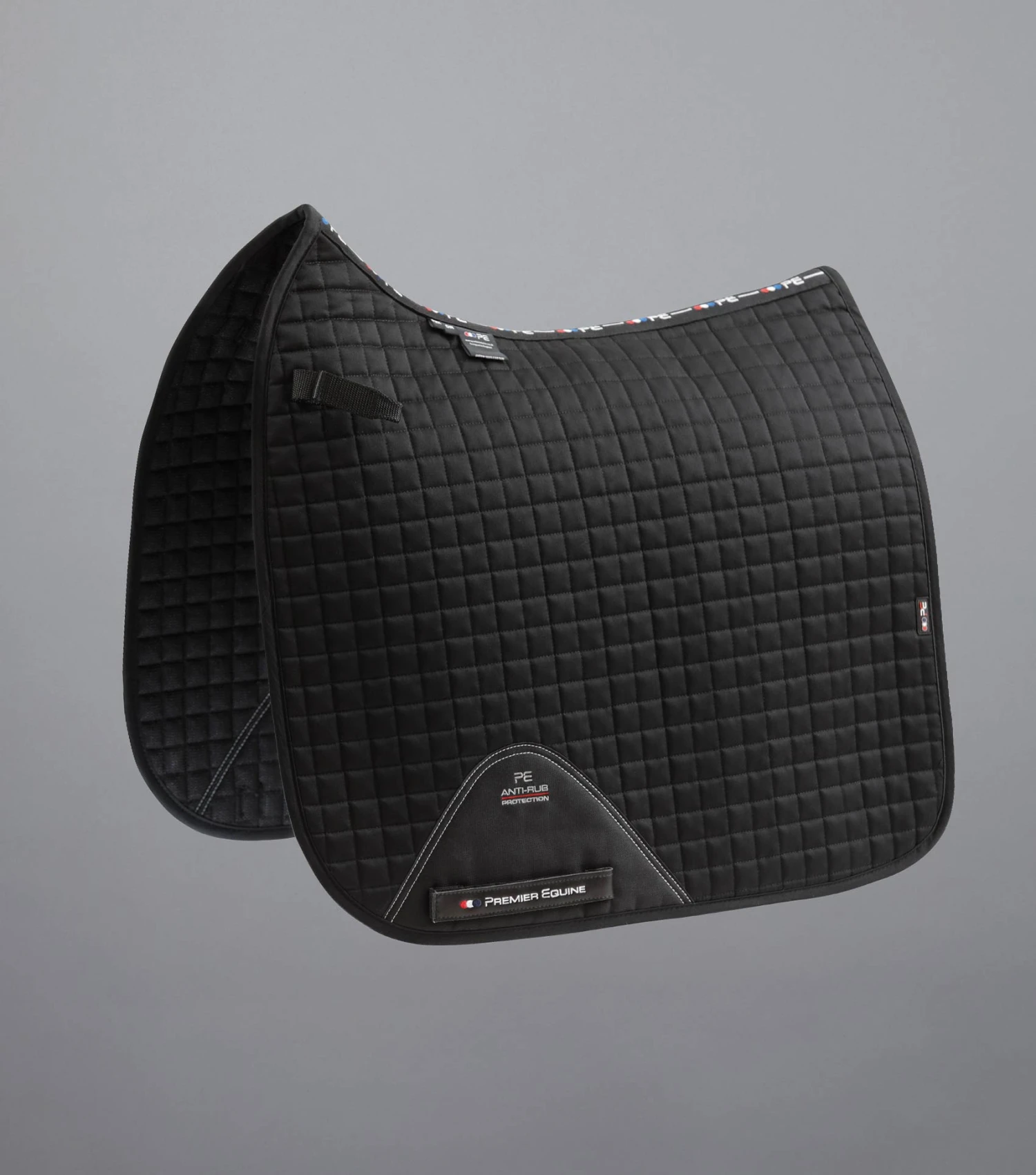 Close Contact Cotton Dressage Saddle Pad Close Contact Cotton Dressage Saddle Pad -Premier Equine Store Close Contact Cotton Dressage Pad Black 1