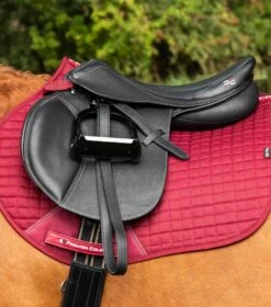 Close Contact Cotton GP/Jump Saddle Pad -Premier Equine Store Close Contact Cotton GPJump Pad Burgundy 2