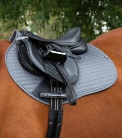 Close Contact Cotton GP/Jump Saddle Pad -Premier Equine Store Close Contact Cotton GPJump Pad Grey 2