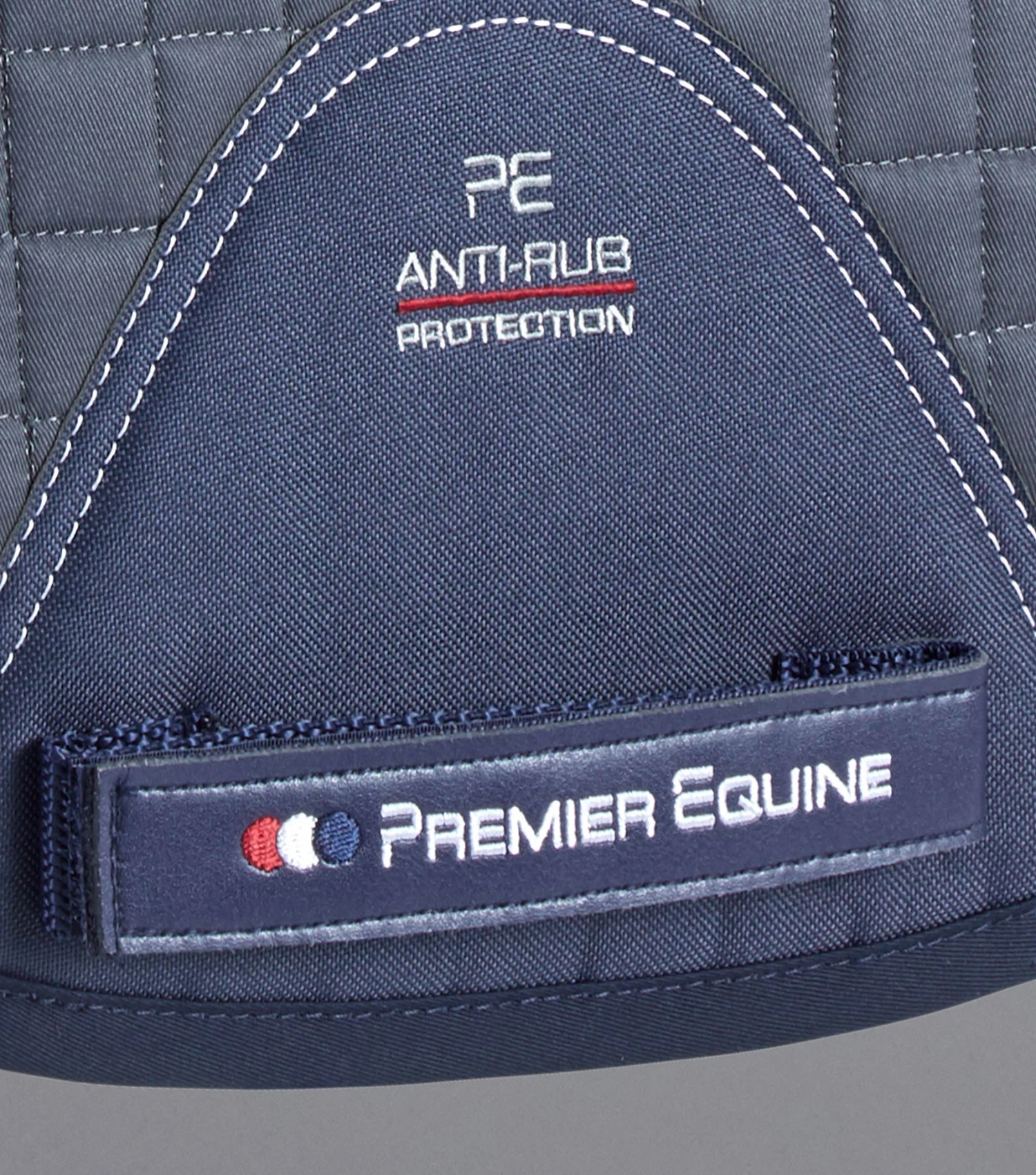 Close Contact European Cotton Saddle Pad - GP/Jump Square Close Contact European Cotton Saddle Pad - GP/Jump Square -Premier Equine Store Close Contact European Cotton GPJump Square Grey 5