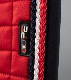 Close Contact European Cotton Saddle Pad - GP/Jump Square 17 Close Contact European Cotton Saddle Pad - GP/Jump Square -Premier Equine Store Close Contact European Cotton GPJump Square Red 2