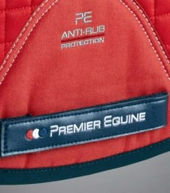 Close Contact European Cotton Saddle Pad - GP/Jump Square 18 Close Contact European Cotton Saddle Pad - GP/Jump Square -Premier Equine Store Close Contact European Cotton GPJump Square Red 5
