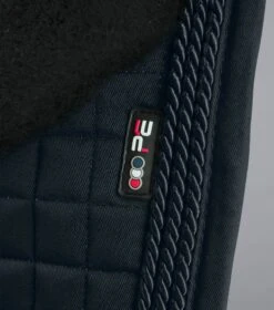 Pony Close Contact Merino Wool Half Lined European Dressage Square -Premier Equine Store Close Contact Merino Wool European Half Lined Dressage Square Black 5