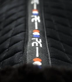 Pony Close Contact Merino Wool Half Lined European Dressage Square -Premier Equine Store Close Contact Merino Wool European Half Lined Dressage Square Black 6