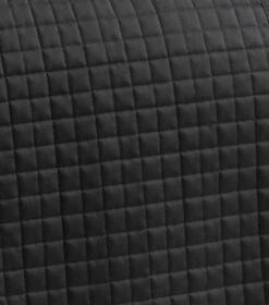 Pony Close Contact Merino Wool Half Lined European Dressage Square -Premier Equine Store Close Contact Merino Wool European Half Lined Dressage Square Black Natural 4