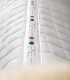 Pony Close Contact Merino Wool Half Lined European Dressage Square -Premier Equine Store Close Contact Merino Wool European Half Lined Dressage Square White 6