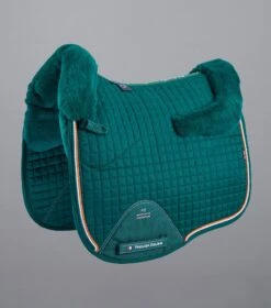 Close Contact Merino Wool European Saddle Pad - Dressage Square -Premier Equine Store Close Contact Merino Wool European Half Lined GP Jump Square Green Green 1 6860ffd0 b31e 4ee4 8bcf 4fc4a7376f29