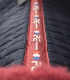 Pony Close Contact Merino Wool Half Lined European GP/ Jump Square 6 Pony Close Contact Merino Wool Half Lined European GP/ Jump Square -Premier Equine Store Close Contact Merino Wool European Half Lined GP Jump Square Navy Burgundy 6