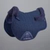 Close Contact Merino Wool European Saddle Pad - GP/Jump Square -Premier Equine Store Close Contact Merino Wool European Half Lined GP Jump Square Navy Navy 1