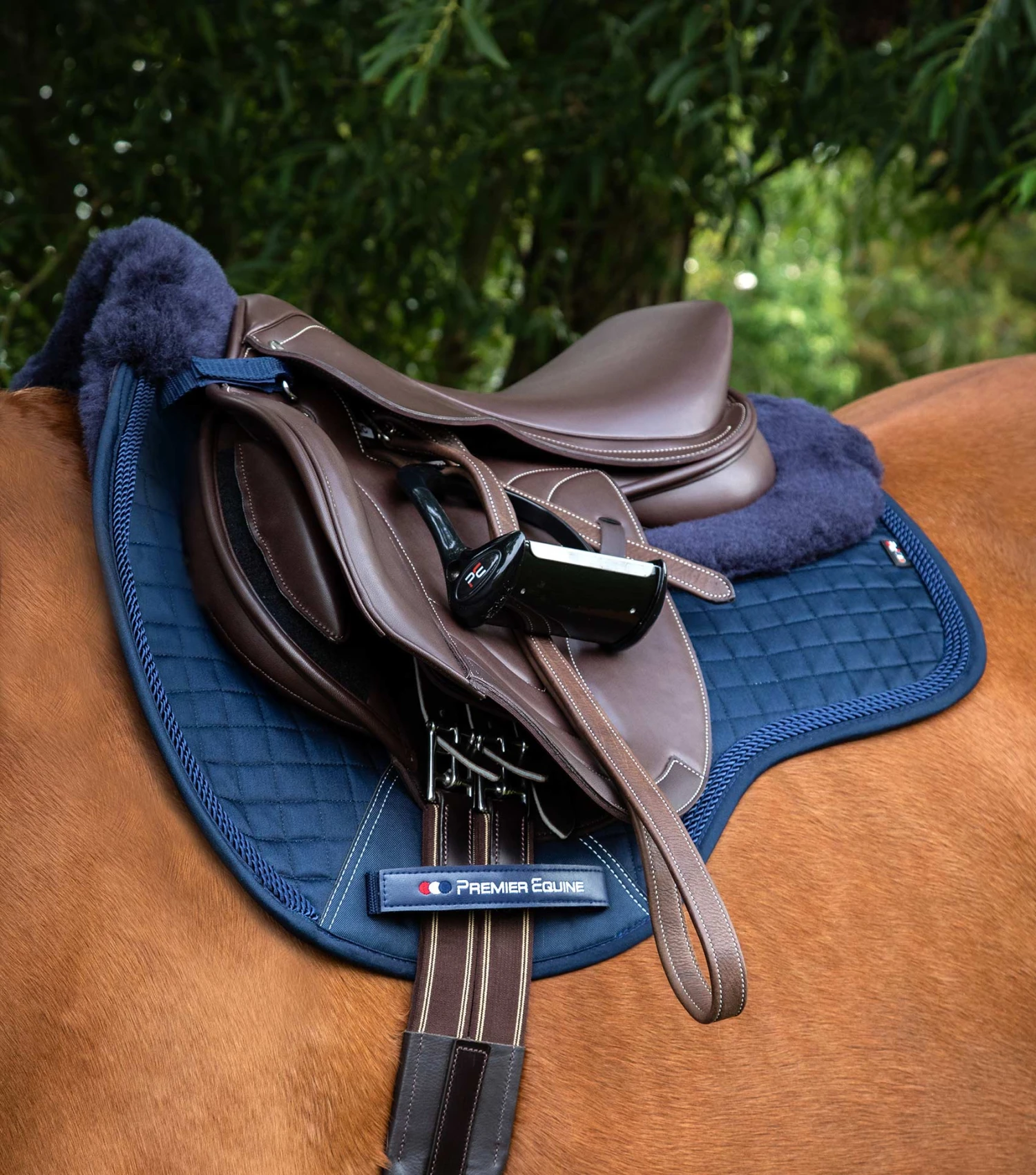 Close Contact Merino Wool European Saddle Pad - GP/Jump Square Close Contact Merino Wool European Saddle Pad - GP/Jump Square -Premier Equine Store Close Contact Merino Wool European Half Lined GP Jump Square Navy Navy 2 V2 b3b35509 0a9b 4ae8 ad71 3ab0b4fbfdbf