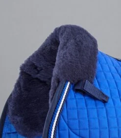 Pony Close Contact Merino Wool Half Lined European GP/ Jump Square 15 Pony Close Contact Merino Wool Half Lined European GP/ Jump Square -Premier Equine Store Close Contact Merino Wool European Half Lined GP Jump Square Royal Blue Navy 3