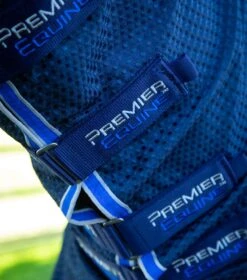 Combo Buster Waffle Horse Cooler Rug -Premier Equine Store Combo Buster Waffle Cooler Rug Navy 4