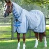 Combo Mesh Air Fly Rug With Surcingles 1 Combo Mesh Air Fly Rug With Surcingles -Premier Equine Store Combo Mesh Air Fly Rug with Surcingles Blue 1