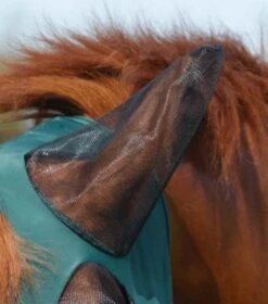 Comfort Tech Lycra Fly Mask Xtra -Premier Equine Store Comfort Tech Xtra Lycra Fly Mask Green 2