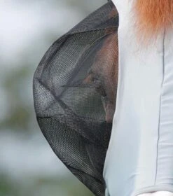 Comfort Tech Lycra Fly Mask Xtra -Premier Equine Store Comfort Tech Xtra Lycra Fly Mask Grey 3