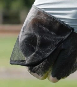 Comfort Tech Lycra Fly Mask Xtra -Premier Equine Store Comfort Tech Xtra Lycra Fly Mask Grey 4