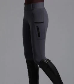 Concerto Ladies Riding Tights -Premier Equine Store Concerto Tights Grey4