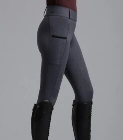 Concerto Ladies Riding Tights -Premier Equine Store Concerto Tights Grey5