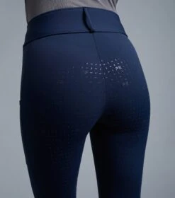 Concerto Ladies Riding Tights -Premier Equine Store Concerto Tights Navy4