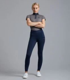 Concerto Ladies Riding Tights -Premier Equine Store Concerto Tights Navy6