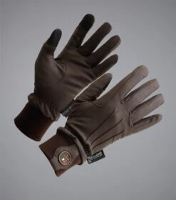 Dajour Waterproof Riding Gloves -Premier Equine Store Dajour Waterproof Riding Glove Brown 1