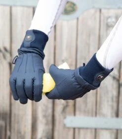 Dajour Waterproof Riding Gloves -Premier Equine Store Dajour Waterproof Riding Glove Navy 2