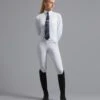 Delta Ladies Full Seat Gel Competition Riding Breeches 1 Delta Ladies Full Seat Gel Competition Riding Breeches -Premier Equine Store Delta ladies breeches white 1