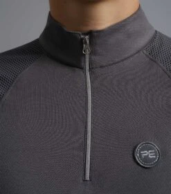 Derina Ladies Technical Sleeveless Riding Top -Premier Equine Store Derina Ladies Technical Sleeveless Riding Top Grey 4