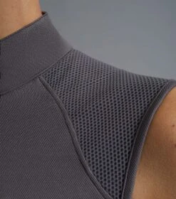 Derina Ladies Technical Sleeveless Riding Top -Premier Equine Store Derina Ladies Technical Sleeveless Riding Top Grey 5