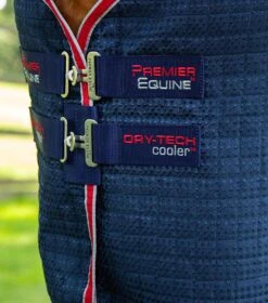 Dry-Tech Horse Cooler Rug 3 Dry-Tech Horse Cooler Rug -Premier Equine Store Dry Tech Cooler Navy Image 3 RGB