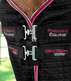 Dry-Tech Horse Cooler Rug 9 Dry-Tech Horse Cooler Rug -Premier Equine Store Dry Tech Cooler Rug Black 3