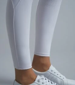 Electra Ladies Full Seat Gel Riding Tights 6 Electra Ladies Full Seat Gel Riding Tights -Premier Equine Store Electra Riding Tights White 5