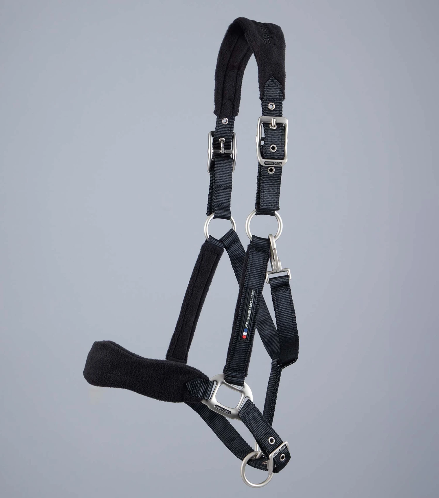 Fleece Padded Horse Head Collar Fleece Padded Horse Head Collar -Premier Equine Store Fleece Padded Horse Head Collar Black 2