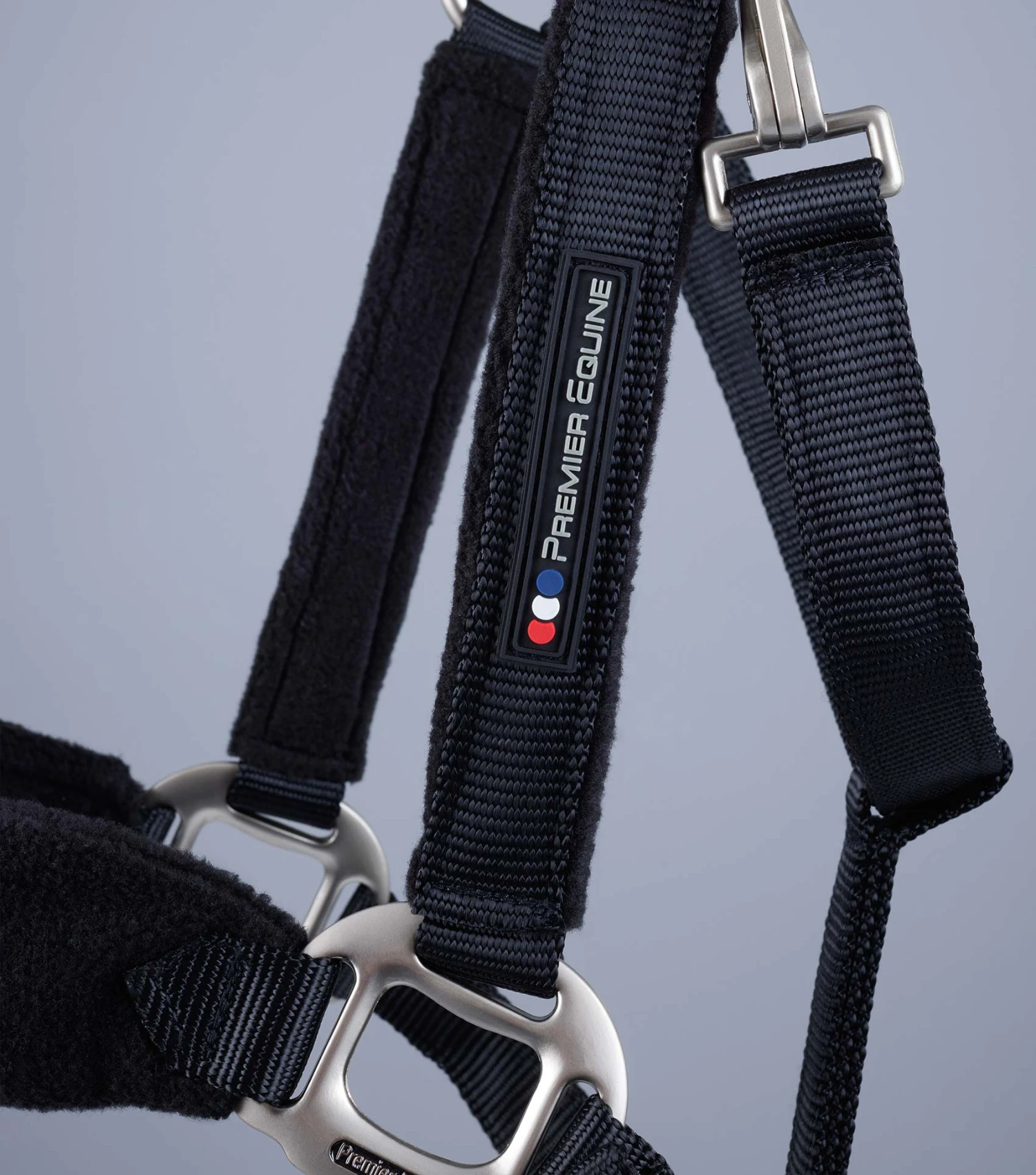 Fleece Padded Horse Head Collar Fleece Padded Horse Head Collar -Premier Equine Store Fleece Padded Horse Head Collar Black 4