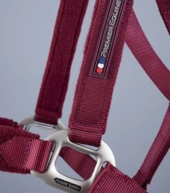 Fleece Padded Horse Head Collar 17 Fleece Padded Horse Head Collar -Premier Equine Store Fleece Padded Horse Head Collar Burgundy 4