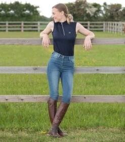 Gina Ladies Full Seat Denim Breeches 6 Gina Ladies Full Seat Denim Breeches -Premier Equine Store Gina Ladies Full Seat Denim Breeches2