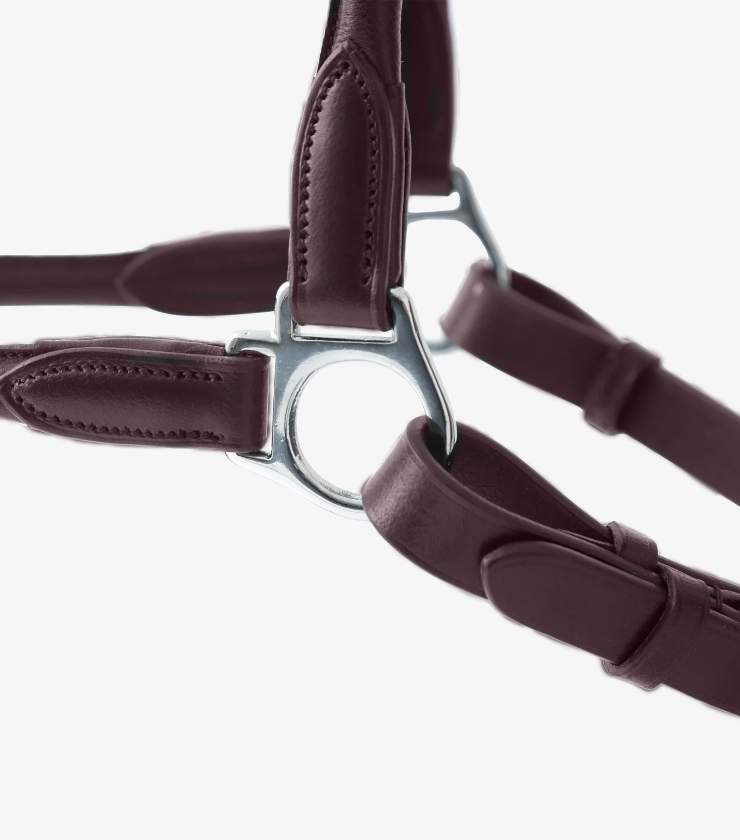 Hennaroso Rolled Anatomic Leather Head Collar Hennaroso Rolled Anatomic Leather Head Collar -Premier Equine Store Hennaroso Rolled Anatomic Leather Headcollar Brown 3