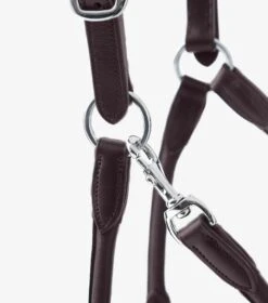 Hennaroso Rolled Anatomic Leather Head Collar 5 Hennaroso Rolled Anatomic Leather Head Collar -Premier Equine Store Hennaroso Rolled Anatomic Leather Headcollar Brown 6