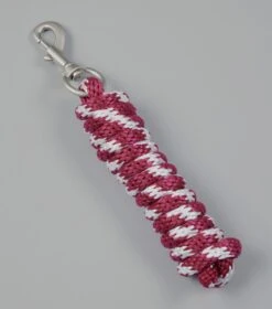 Horse Lead Ropes -Premier Equine Store Horse Lead Ropes Burgundy 1