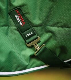 Hydra 200g Stable Rug With Neck Cover -Premier Equine Store Hydra Stable Rug 200 Green 4