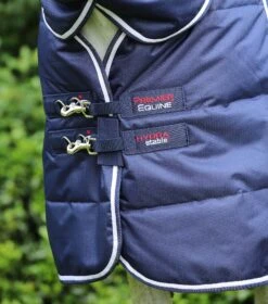 Hydra 200g Stable Rug With Neck Cover -Premier Equine Store Hydra Stable Rug 200 Navy 2