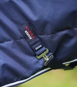 Hydra 200g Stable Rug With Neck Cover -Premier Equine Store Hydra Stable Rug 200 Navy 5