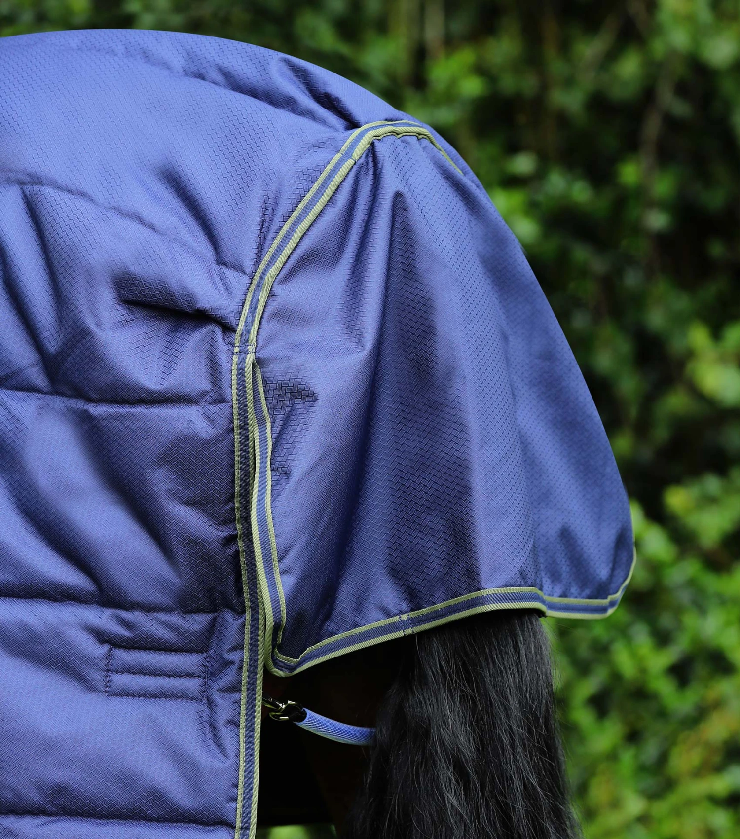 Hydra 350g Stable Rug with Neck Cover Hydra 350g Stable Rug With Neck Cover -Premier Equine Store Hydra Stable Rug 350 Navy 6