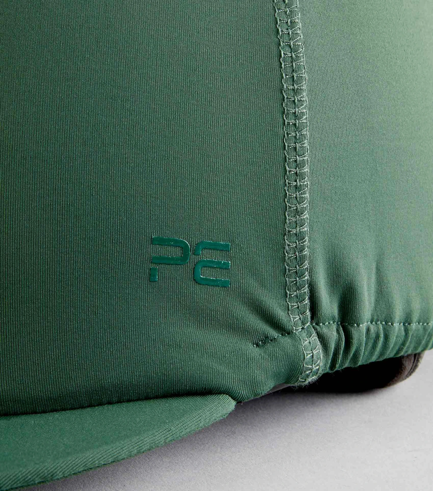 Jersey Hat Silk with Faux Fur Pom Pom Jersey Hat Silk With Faux Fur Pom Pom -Premier Equine Store Jersey Hat Silk with Faux Fur Pom Pom Green 6